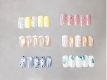 solnail【ソルネイル】フィルイン/ニュアンス/マグネット/持ち込み/岐阜/大垣の雰囲気（定額デザインの6種類です）