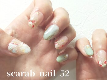 スカラべネイル52 春日部(Scarab Nail 52)/和装ネイル◎◎