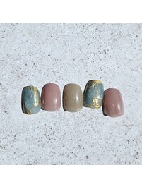 奥行きニュアンスネイル