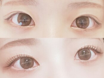 ミホノ 和泉中央店(mihono)/まつ毛パーマ＋BLACKティント