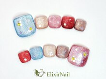 エリクサーネイル 新宿3丁目(Elixir Nail)/フット やり放題/クーポン使用