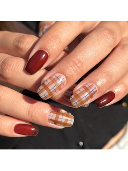 かわいいおつめ/Check pattern