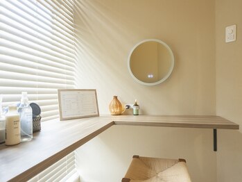 和暖 武蔵小杉店(wanon)/パウダールームでほっと一息