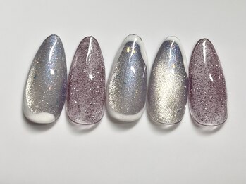 冬マグネットネイル