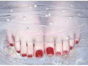 エンジェルネイルサロン(Angel nail salon)の写真/フットネイルが可愛い季節♪フラッシュマグネット大人気、定額メニュー7980円！