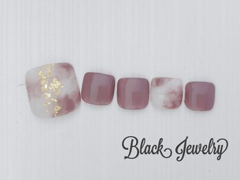 ブラックジュエリー(Black jewelry)/シックなタイダイ