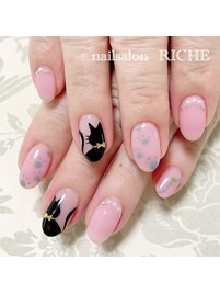 ネコちゃんネイル