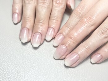 プロモート 岡山城下店(Promote)/乳白色グラデ【岡山】