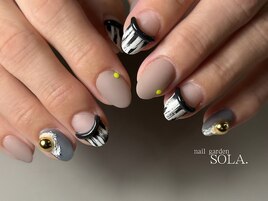 秋色×モード系フレンチデザイン