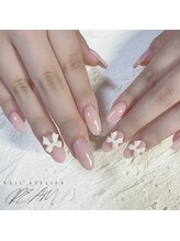 クリーム(Nail Atelier CREAM)/リボンパーツ・ワンカラー