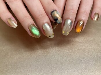 アムネイル(am.nail)/インクネイル10本アート
