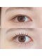 ホワイトアイ 平塚(WHITE EYE)の写真/【忙しい方にも嬉しい“同時施術”で垢抜け眉毛＆ぱっちりまつげパーマ】似合わせデザインで印象UP♪平塚