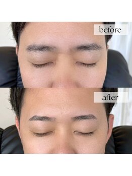 アルデオンワン セカンド(ARDEON.1 second)/【メンズ眉毛】Before/after