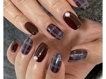 プラスミー(+me)/ボルドー×チェック