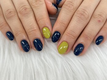 ディーネイル 池袋(D-nail)/[木村]ぷっくりシンプルネイル