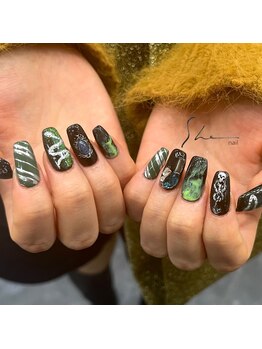 シー(SHE)/スリザリンネイル