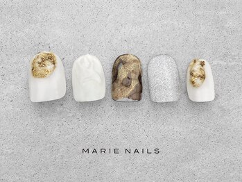 マリーネイルズ 横浜店(MARIE NAILS)/定額￥7,700　ニュアンス　1024c