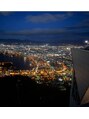 スタジオティーティー 綱島店(STUDIO TT) 函館山からの夜景。