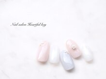 ネイルサロン ハートフルキー(Heartful key)/フラワーネイル¥8000