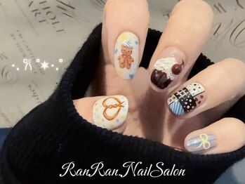 ランラン 池袋(RanRan)/手描きベア&スイーツネイル