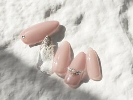 ネックレスビジューネイル