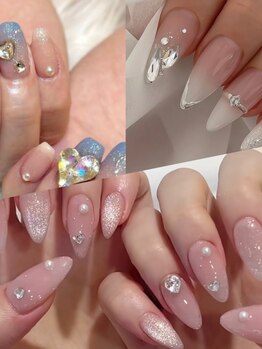 ネイルズ愛(Nail’s愛)の写真/爪が弱くて伸ばせない方もスカルプで理想の形に☆爪が短い・形がコンプレックス等のお悩みにも対応♪