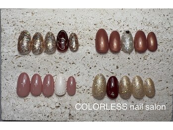 カラーレス(COLORLESS)/12月NEW Design☆シンプルコース