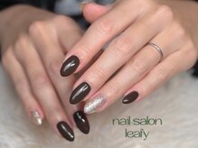 リーフィー(leafy)/ブラウン×シルバー