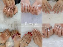 リワード(Reward.)の雰囲気(シンプルなのに印象的な大人上品ネイル◎マグネット/フィルイン)