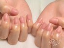マット仕上げ/自爪風ネイル