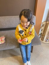 子育てママの整体サロン/施術中のお子様の様子