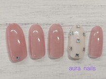 アウラネイルズ(aura nails)/☆ハンドシンプルコース　¥6800