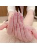 Hand 【長さだし10本】クリアフレンチ