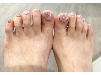ヘアーアンドネイル ルシア(Hair&Nail Lucia)/春のフットネイル!