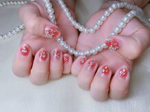 スノーネイルサロン 新宿店(Snow nail salon)/チーク/ストーン