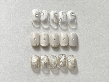 フィロンネイル 吉祥寺店(filonnail)の写真/周りに褒められるニュアンスデザイン多数。毎月フォトギャラ更新中*細部の質感/奥行きにこだわるアートを。
