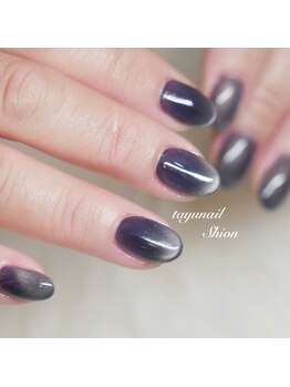 たゆ ネイル(たゆnail)/ネイビーマグネットネイル