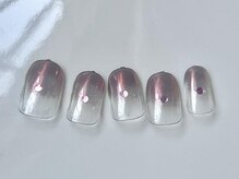 アイネイルズ 三宮店(I nails)/ブラウンミラーグラデ