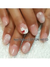 ネイルサロン コットンウィード(Nail Salon COTTON WEED)/雪の結晶＆ネコ