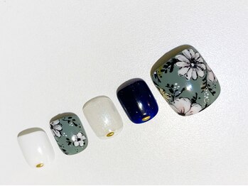 ネイルズ ララ(nails Lala)/大人フラワー