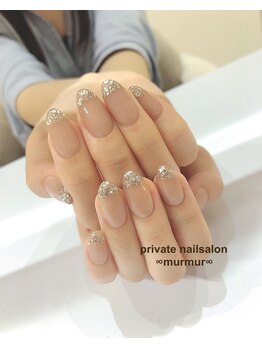 プライベート ネイルサロン マーマ(murmur)/まっすぐフレンチ