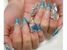 ブルー キラキラ 春夏秋冬