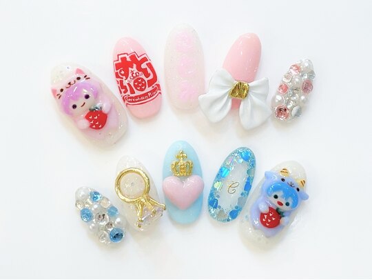 ネイルチップ ほじり すとぷりネイル 