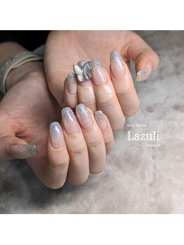 ラメグラデーションネイル