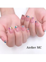 アトリエ エムシー 新富町(Atelier MC)/キラキラストーンフレンチ