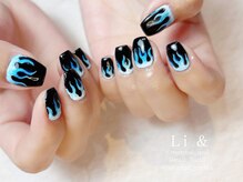 モナールアンド(MONNAL&)/炎ネイル