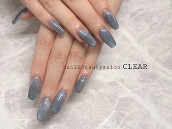 ネイルアンドビューティーサロン クリア(CLEAR)の写真/【ハンド・Jrネイリスト】オフcare込☆ワンカラーorラメグラ￥3980!!丁寧なケアで美しさが長く続くネイル♪