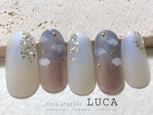 ネイルアトリエルカ(nail atelier LUCA)/O-16 大人マグネット雲ネイル