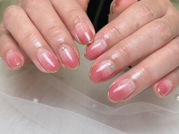 グラデーション×ミラーライン