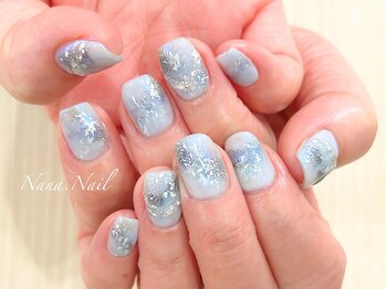 ナナネイル(Nana.Nail)/幻想的なマーブルデザイン
